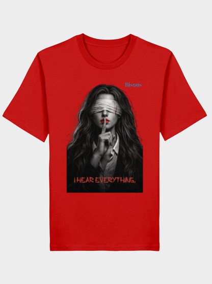 VYFINITY „I Hear Everything“ Bisous T-Shirt – Premium Organic