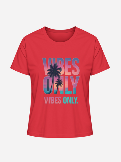 Vyfinity – Vibes Only Organic Women’s T-Shirt | Nachhaltiges Statement Shirt