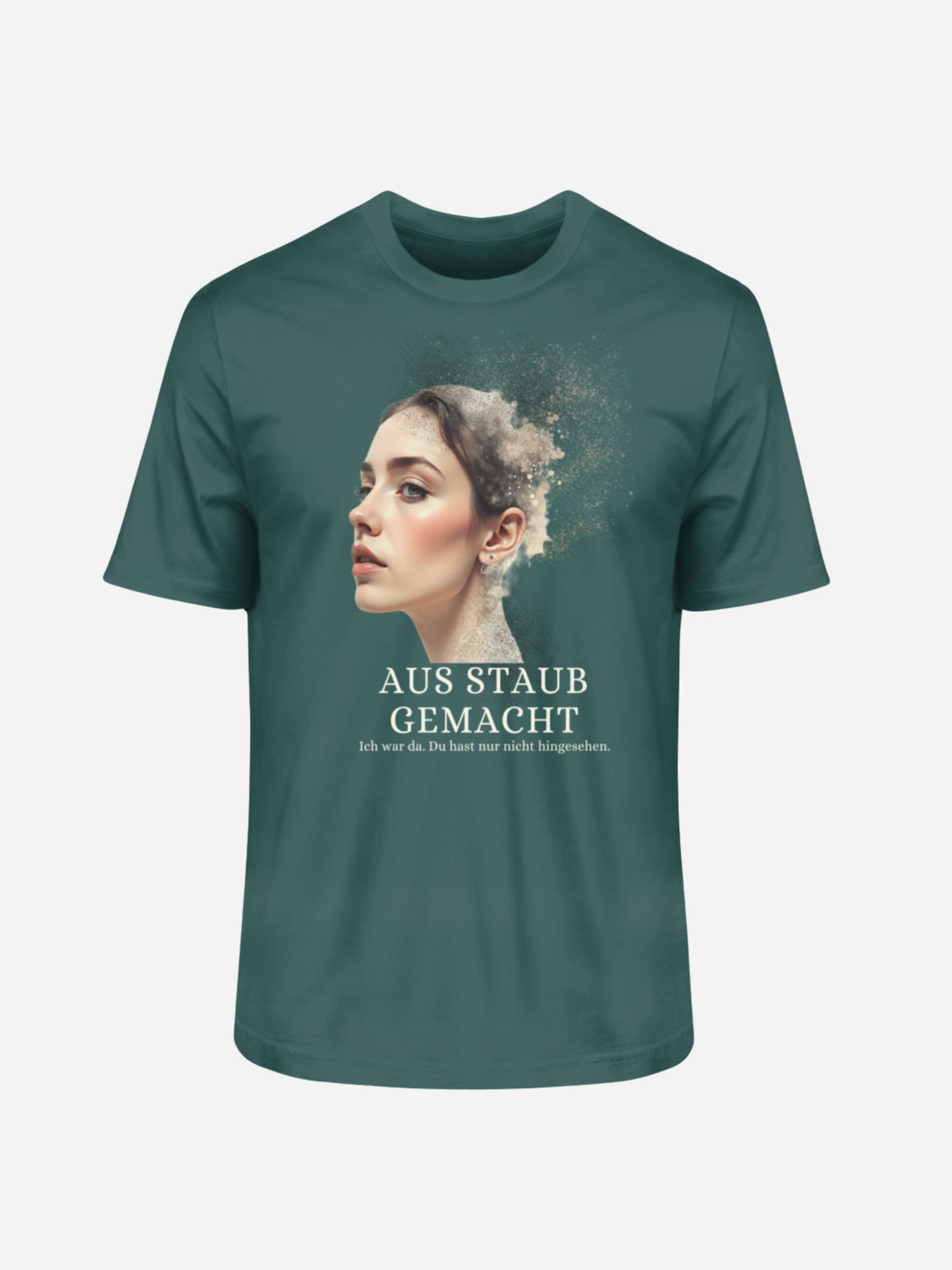 Aus Staub gemacht – Organic T-Shirt mit Print