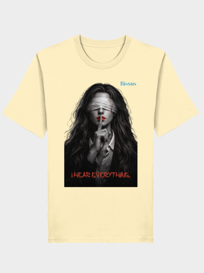 VYFINITY „I Hear Everything“ Bisous T-Shirt – Premium Organic