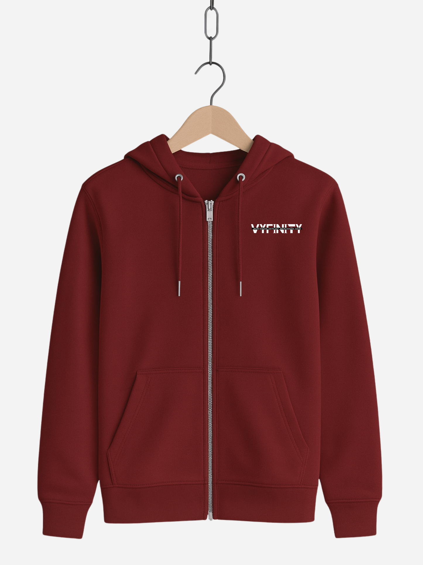 Vyfinity – Not for Everyone Hoodie Zip | 350 GSM Organic Premium
