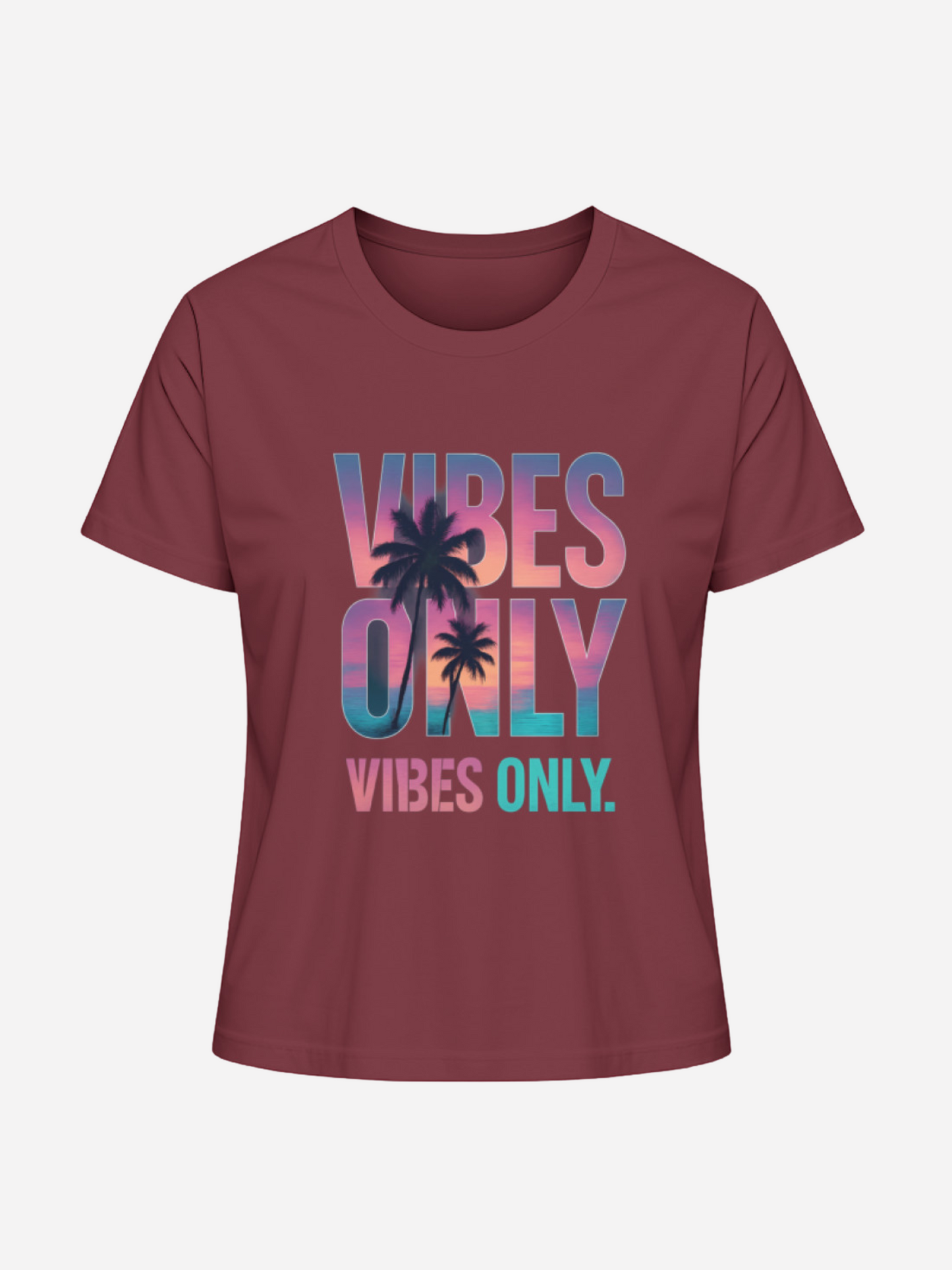 Vyfinity – Vibes Only Organic Women’s T-Shirt | Nachhaltiges Statement Shirt