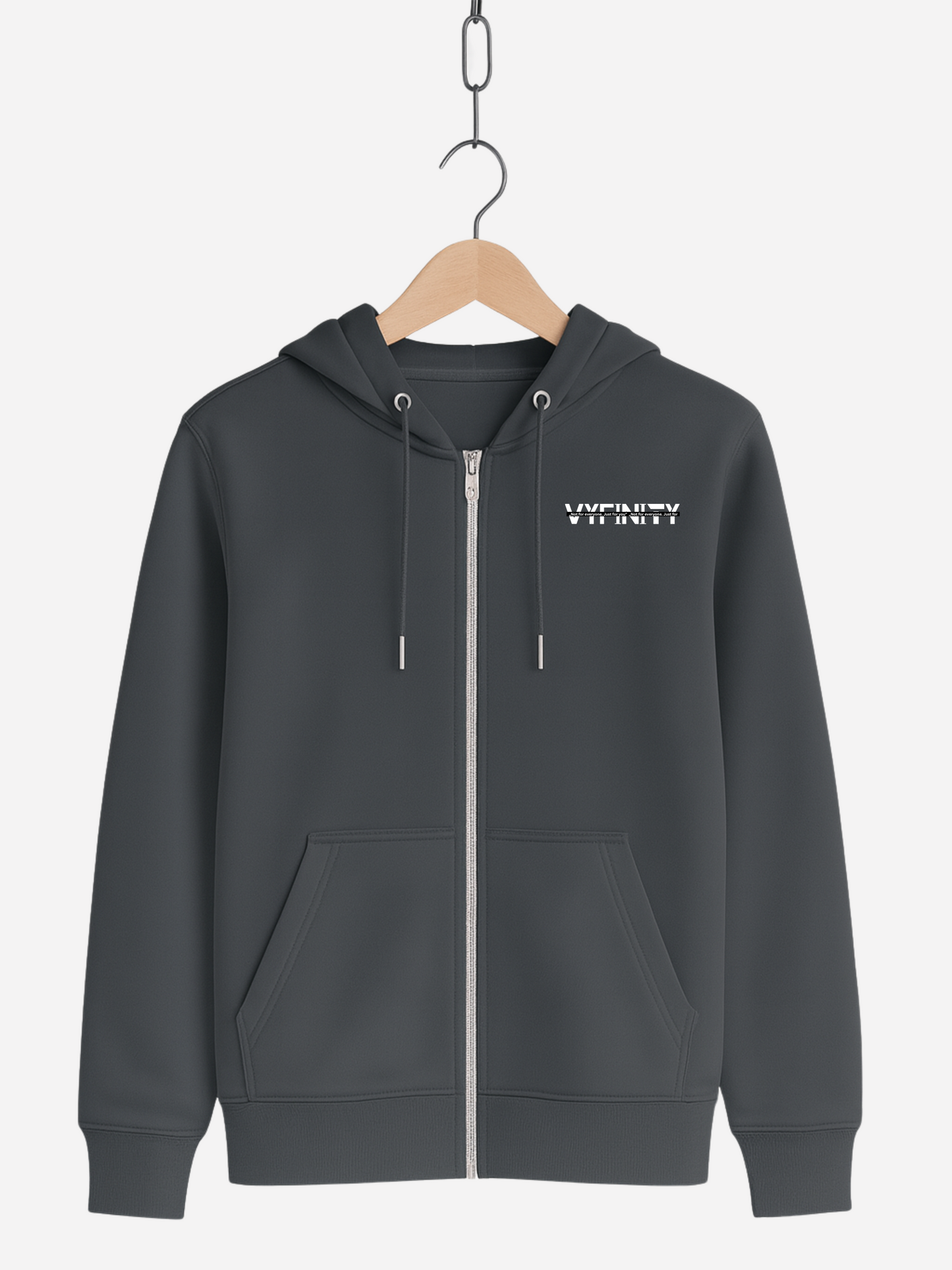 Vyfinity – Not for Everyone Hoodie Zip | 350 GSM Organic Premium