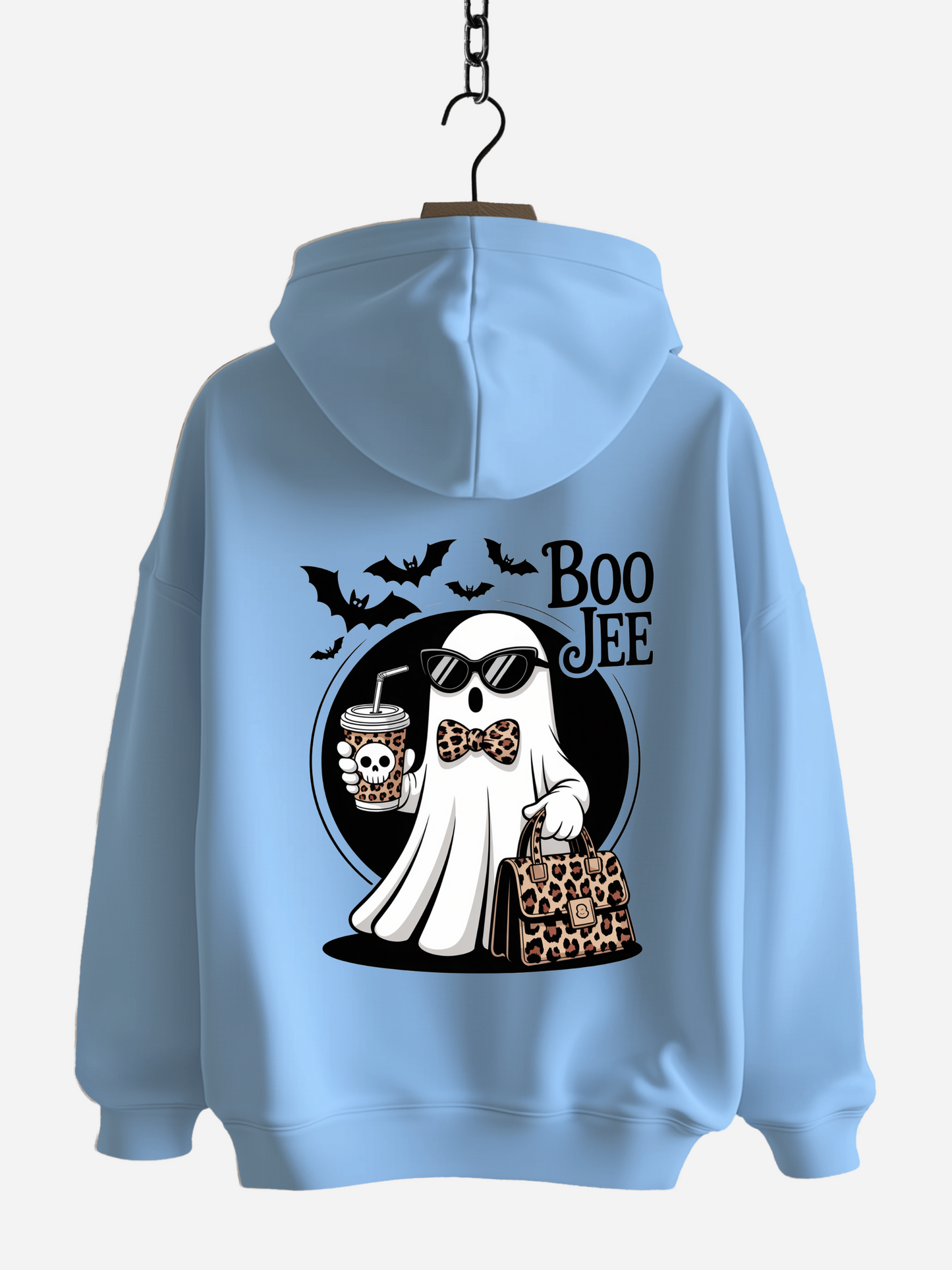 Boo Jee Halloween Hoodie – Oversized Bio Unisex Hoodie 350 GSM