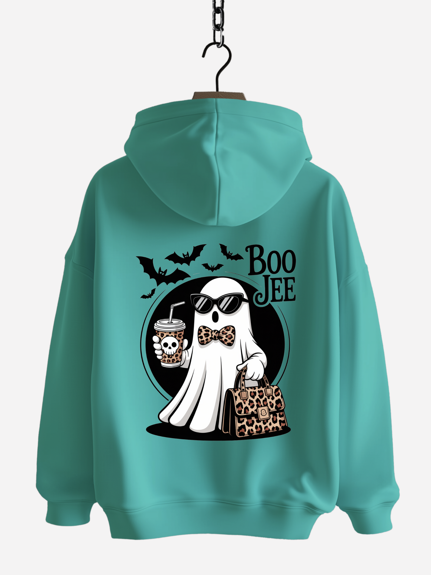 Boo Jee Halloween Hoodie – Oversized Bio Unisex Hoodie 350 GSM