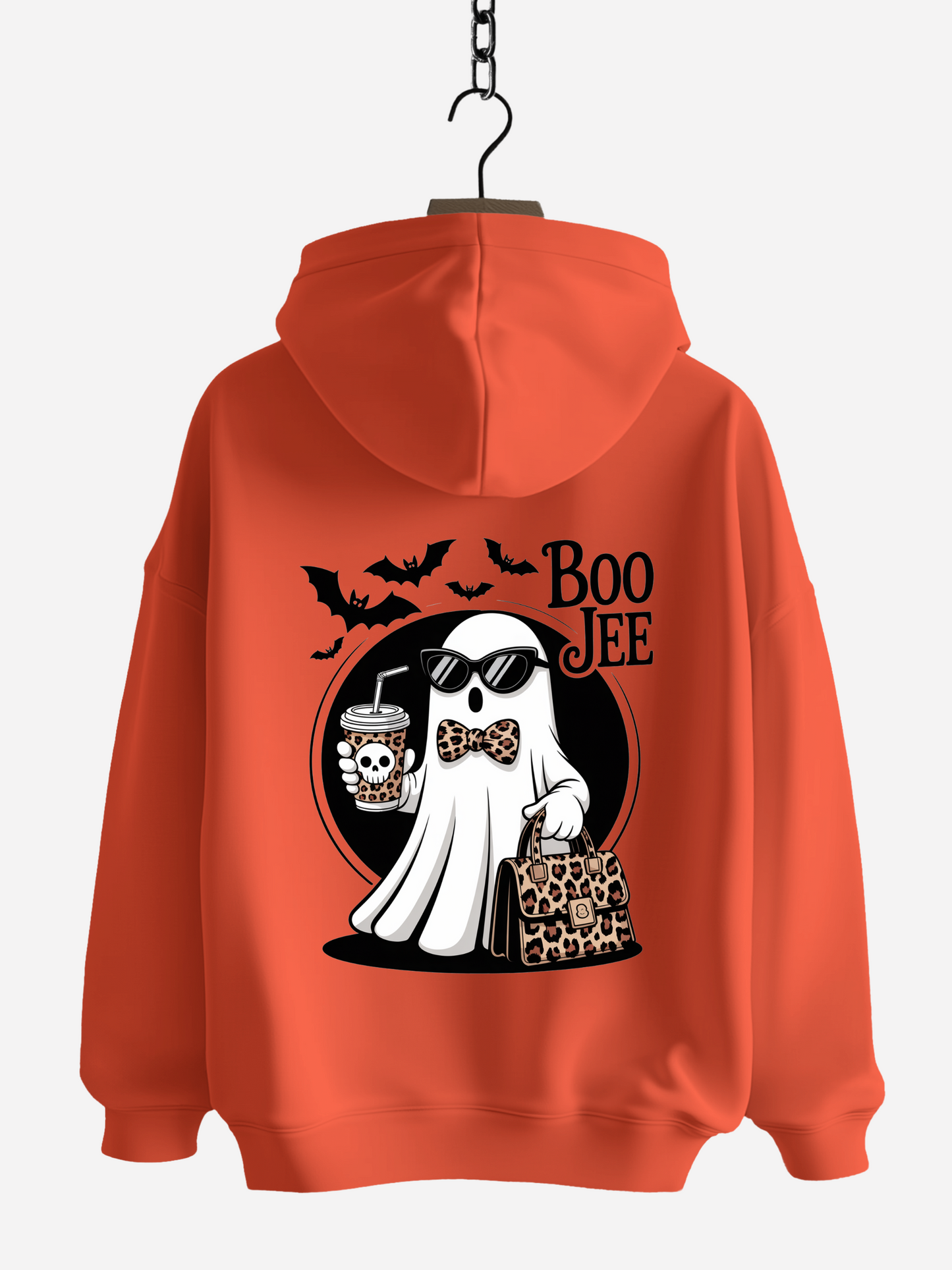 Boo Jee Halloween Hoodie – Oversized Bio Unisex Hoodie 350 GSM
