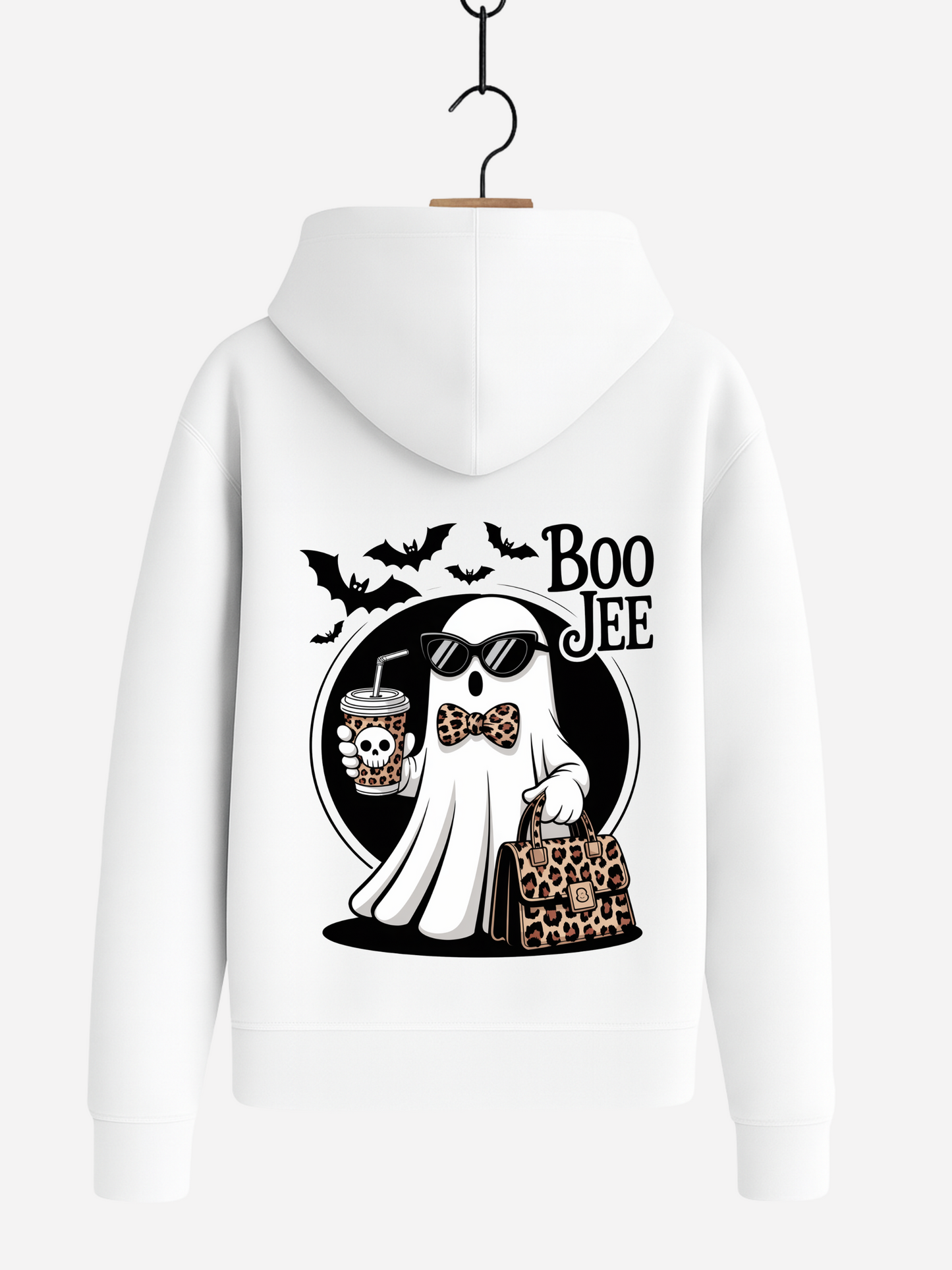 Boo Jee Halloween Hoodie – Oversized Bio Unisex Hoodie 350 GSM