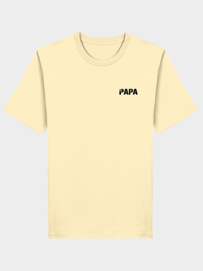 Papa Front & Rückenprint | Premium Bio T-Shirt