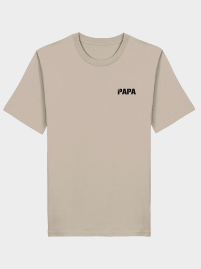 Papa Front & Rückenprint | Premium Bio T-Shirt