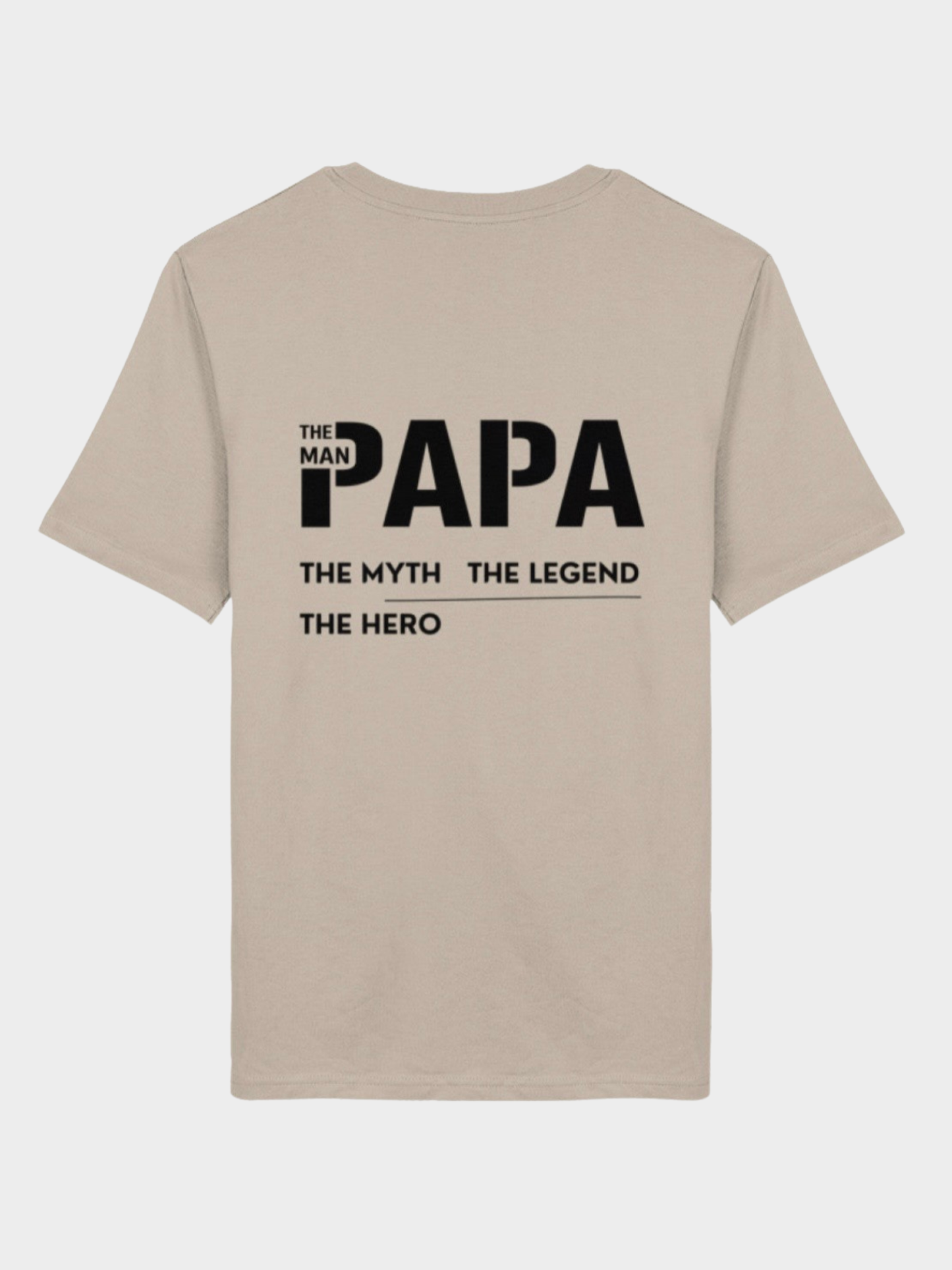 Papa Front & Rückenprint | Premium Bio T-Shirt