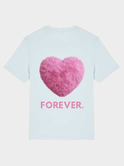 Vyfinity MAMA Herz Premium T-Shirt – Front Minimal & Rückenprint | 180 GSM Bio Baumwolle