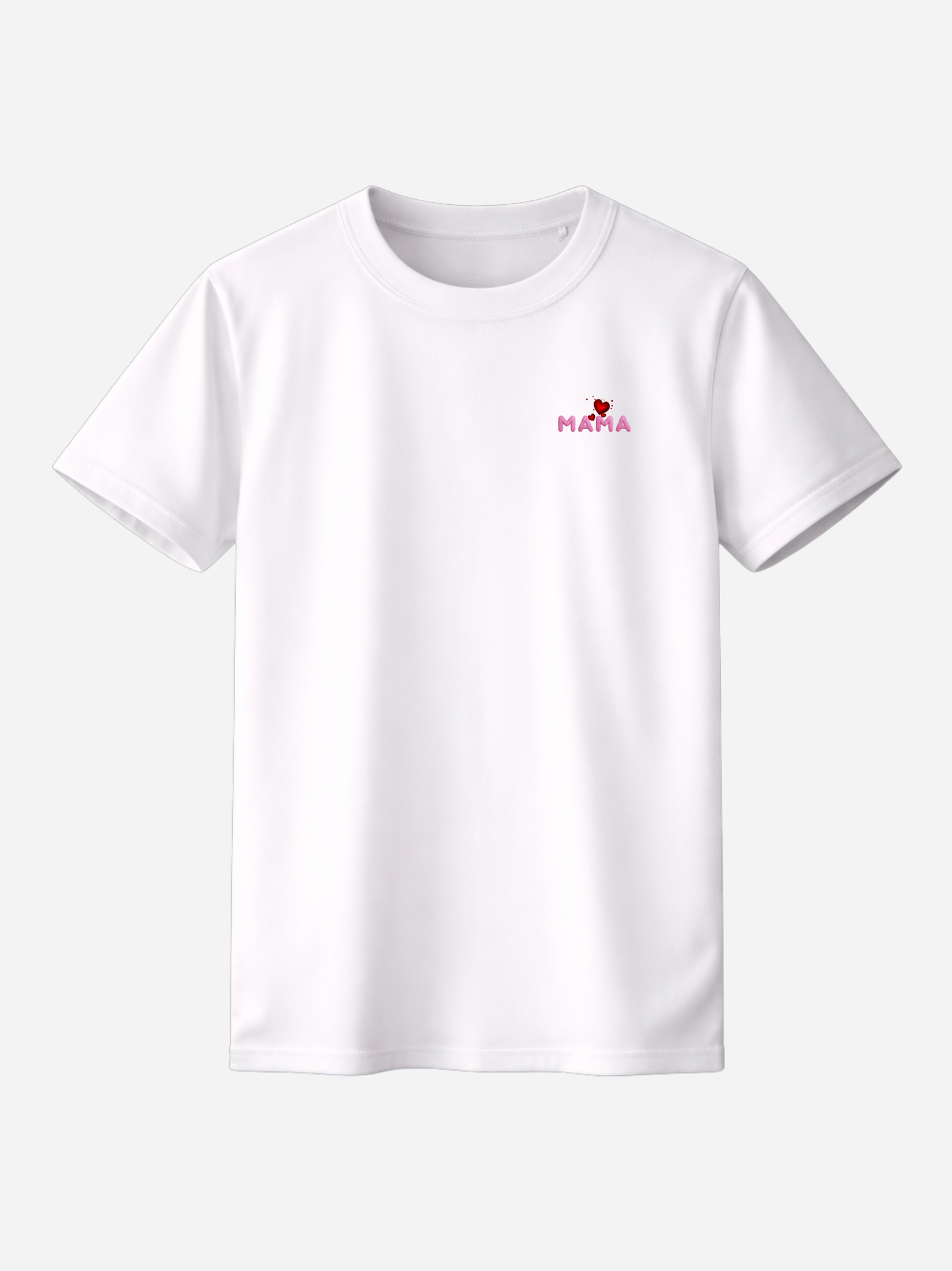 Vyfinity Premium Mama Herzen T-Shirt – 215 GSM Bio Baumwolle