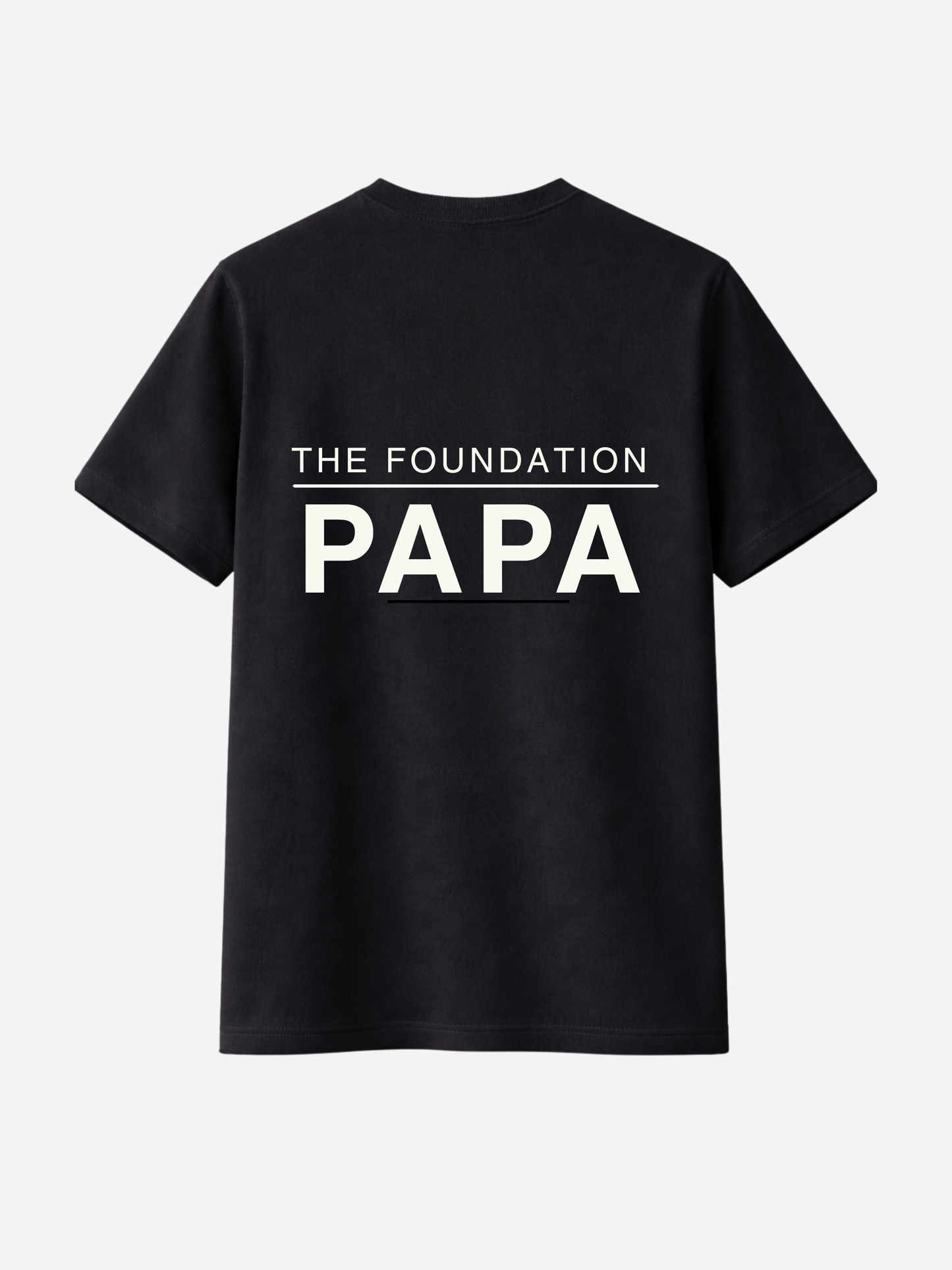 Papa Premium T-Shirt – The Foundation Papa | Bio Baumwolle 180 GSM