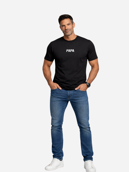 Papa – The Man, The Myth, The Legend, The Hero | Premium Bio T-Shirt