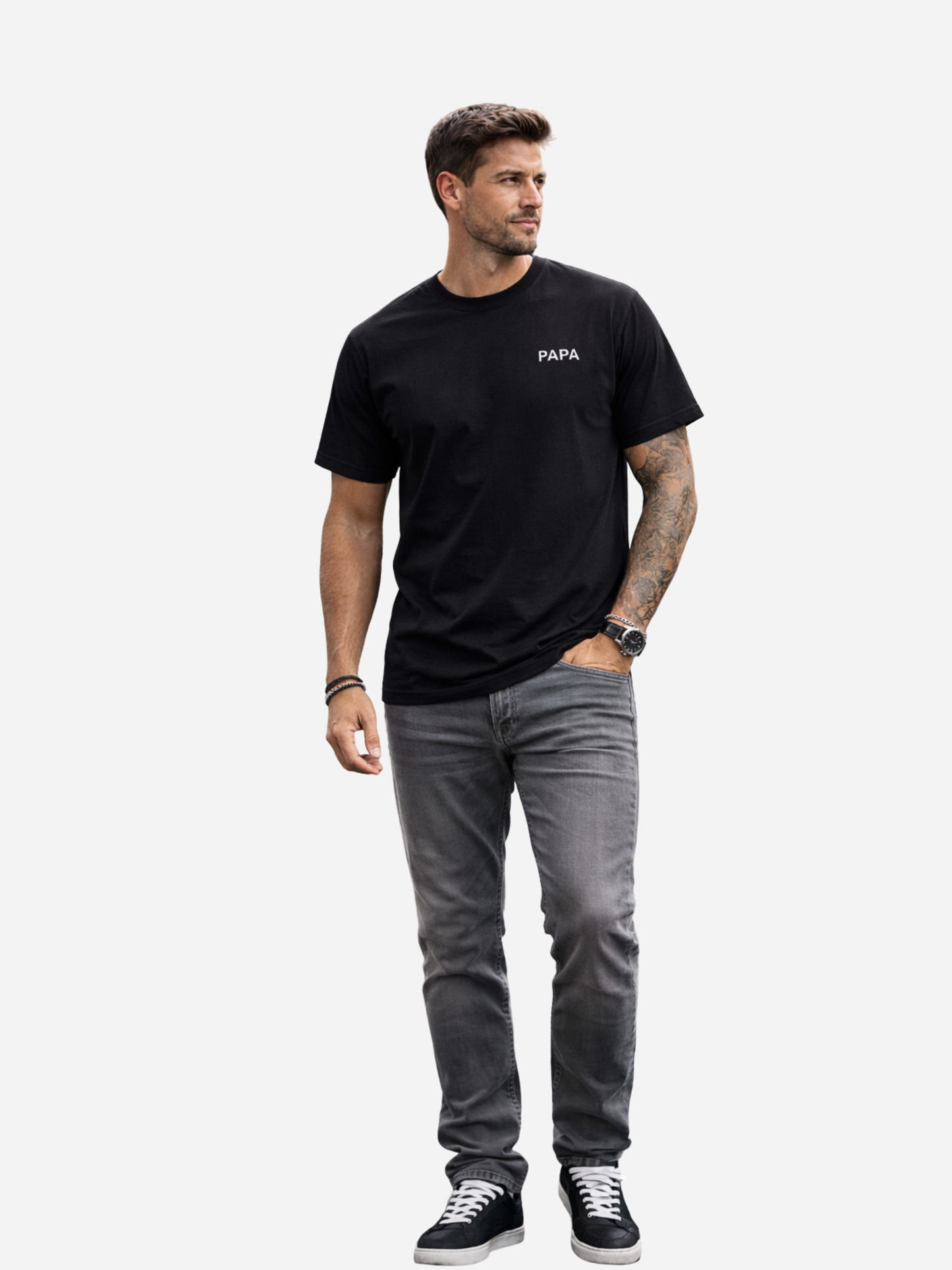 Papa Premium T-Shirt – The Foundation Papa | Bio Baumwolle 180 GSM