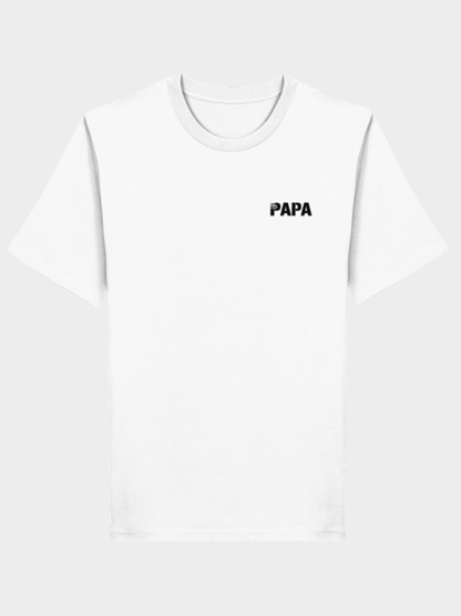 Papa Front & Rückenprint | Premium Bio T-Shirt