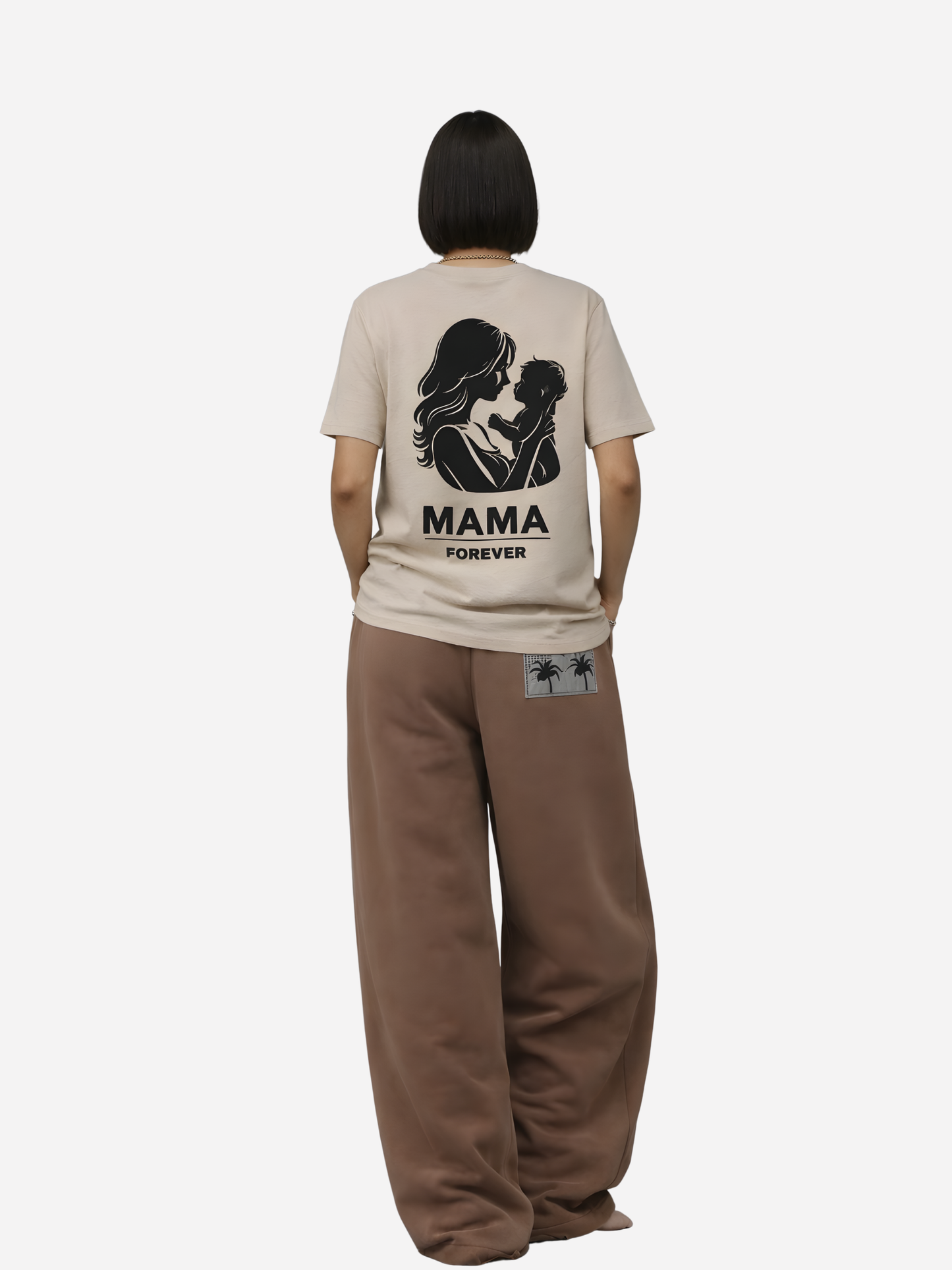 MAMA Forever – Front & Rückenprint Premium T-Shirt