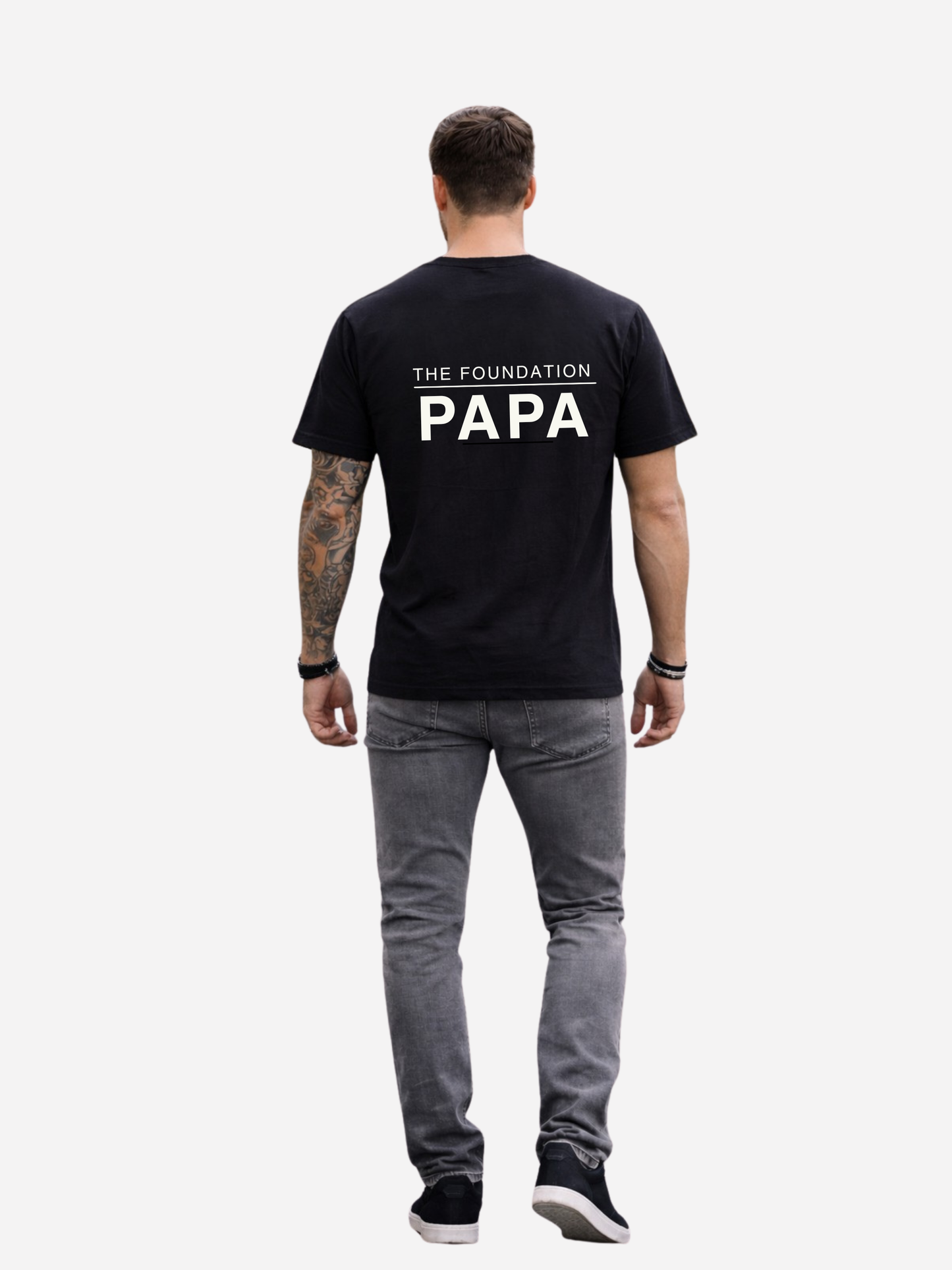 Papa Premium T-Shirt – The Foundation Papa | Bio Baumwolle 180 GSM