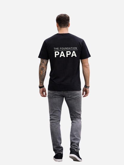 Papa Premium T-Shirt – The Foundation Papa | Bio Baumwolle 180 GSM