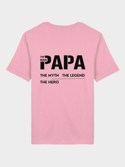 Papa Front & Rückenprint | Premium Bio T-Shirt