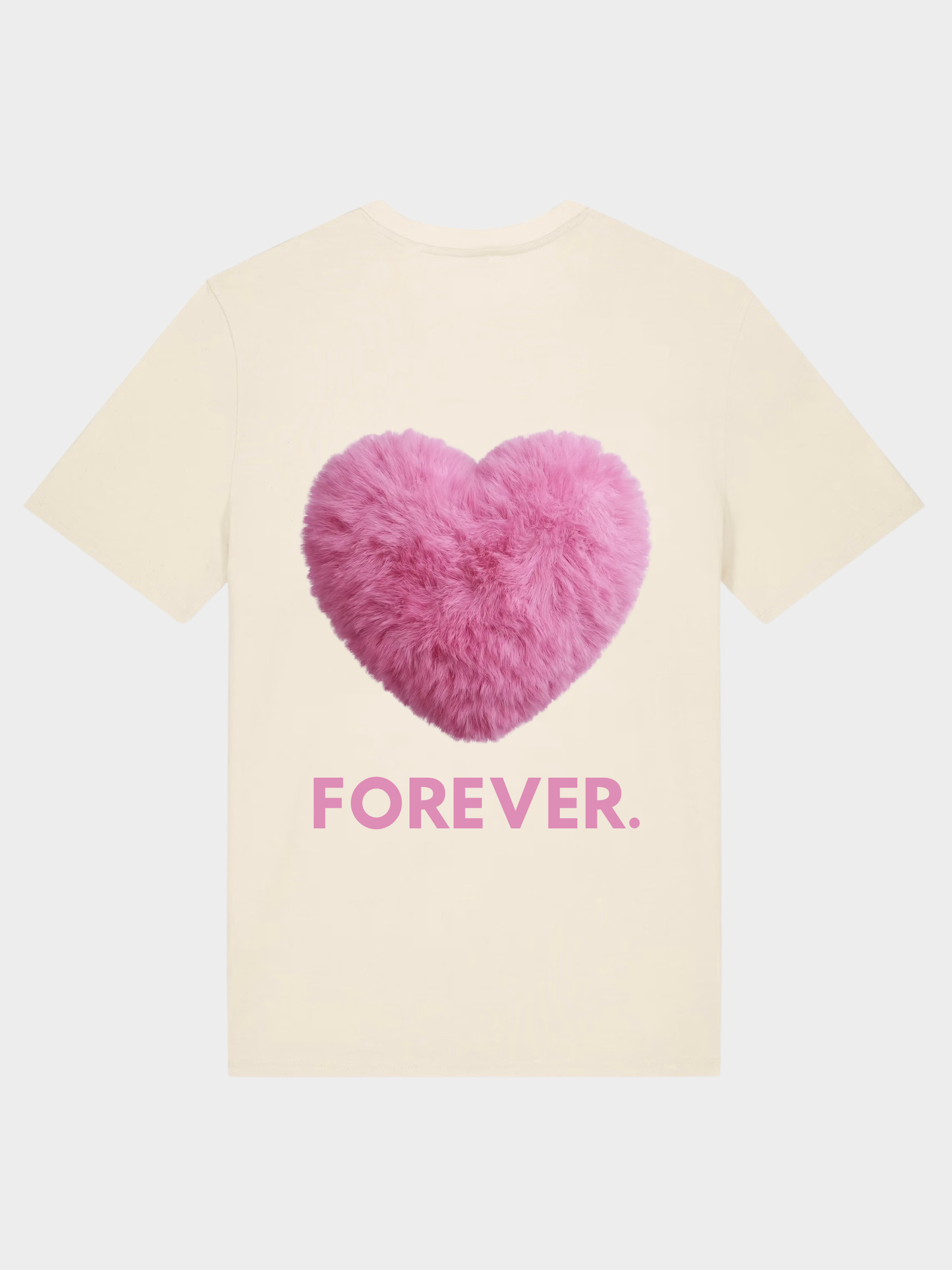 Vyfinity MAMA Herz Premium T-Shirt – Front Minimal & Rückenprint | 180 GSM Bio Baumwolle