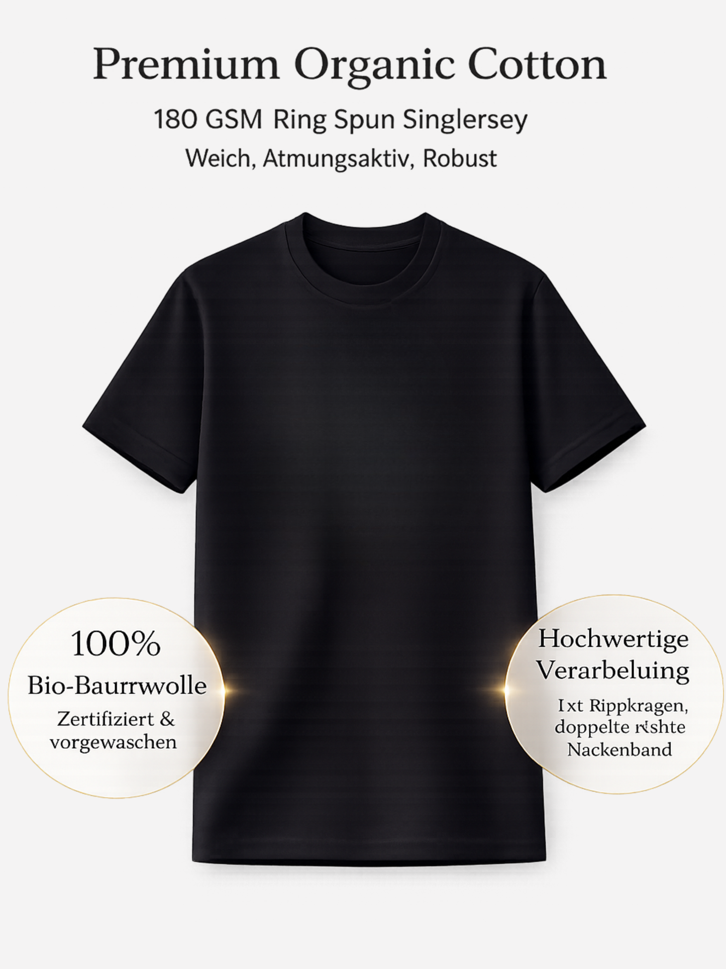 Papa Premium T-Shirt – The Foundation Papa | Bio Baumwolle 180 GSM