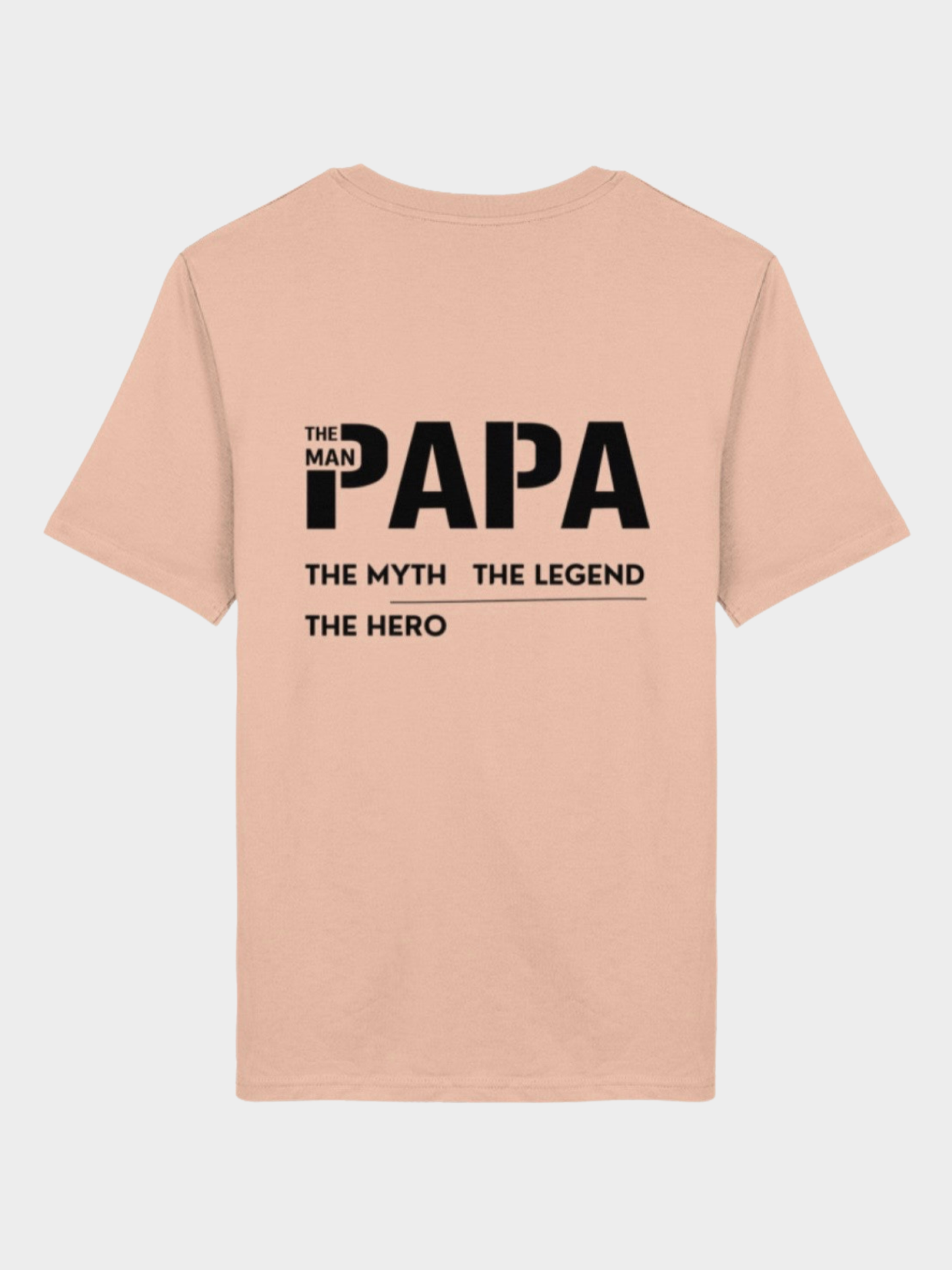Papa Front & Rückenprint | Premium Bio T-Shirt