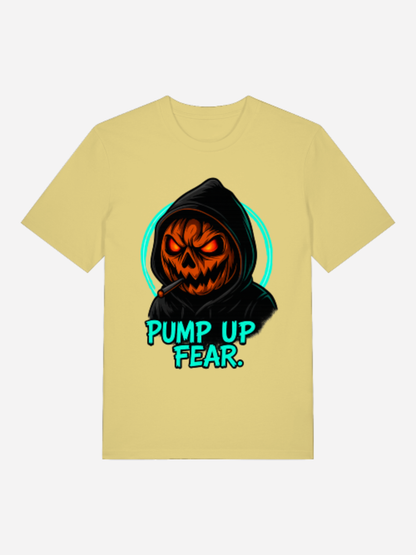 Pump Up Fear T-Shirt – Bio Unisex Halloween Shirt 180 GSM