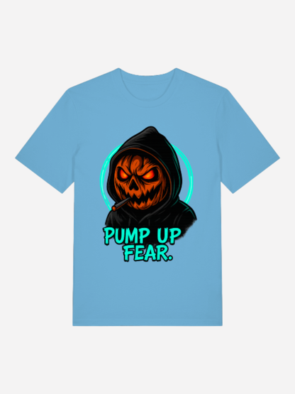 Pump Up Fear T-Shirt – Bio Unisex Halloween Shirt 180 GSM