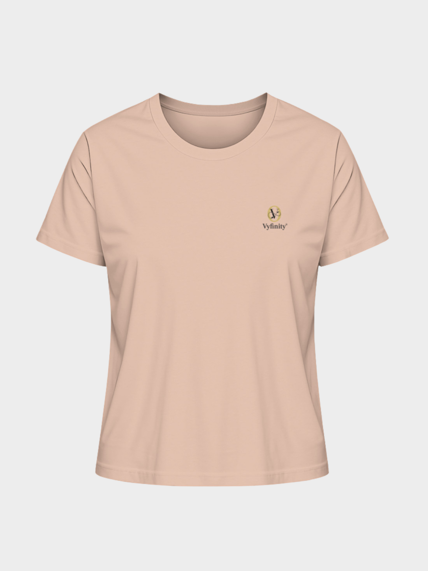 Vyfinity O Damen Bio-Shirt – Premium Organic Shirt mit Statement-Print