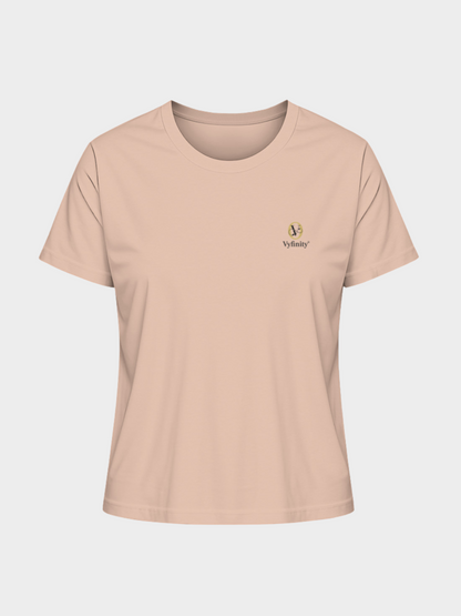 Vyfinity O Damen Bio-Shirt – Premium Organic Shirt mit Statement-Print