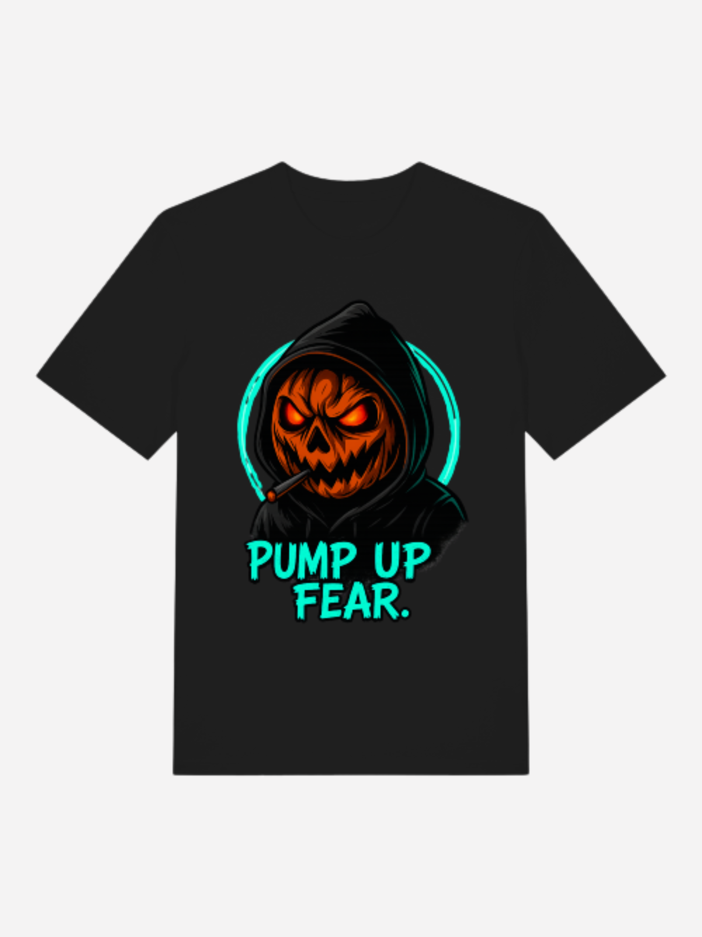 Pump Up Fear T-Shirt – Bio Unisex Halloween Shirt 180 GSM