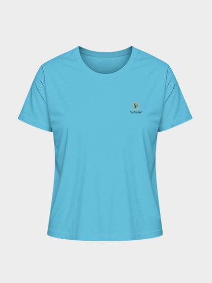 Vyfinity O Damen Bio-Shirt – Premium Organic Shirt mit Statement-Print