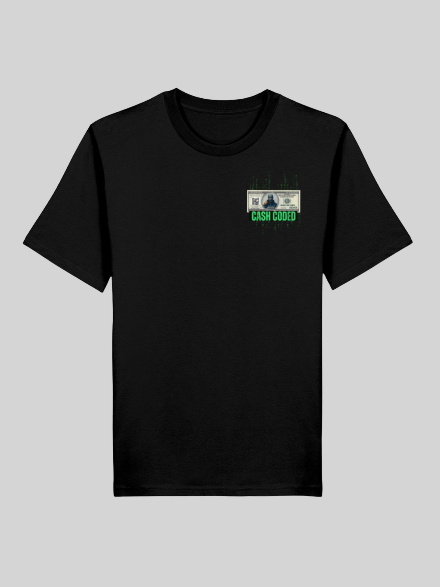 Vyfinity – Cash Coded Shirt | Herren Bio T-Shirt mit Front- & Backprint