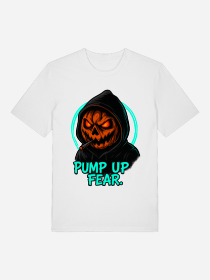 Pump Up Fear T-Shirt – Bio Unisex Halloween Shirt 180 GSM