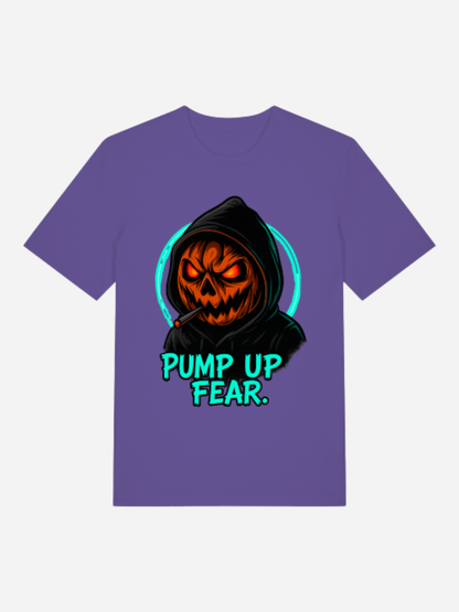 Pump Up Fear T-Shirt – Bio Unisex Halloween Shirt 180 GSM
