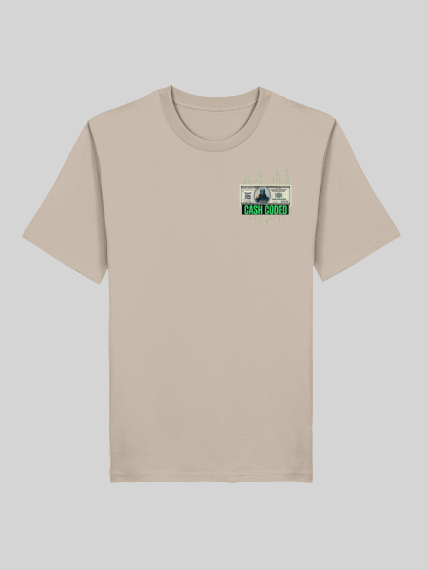 Vyfinity – Cash Coded Shirt | Herren Bio T-Shirt mit Front- & Backprint