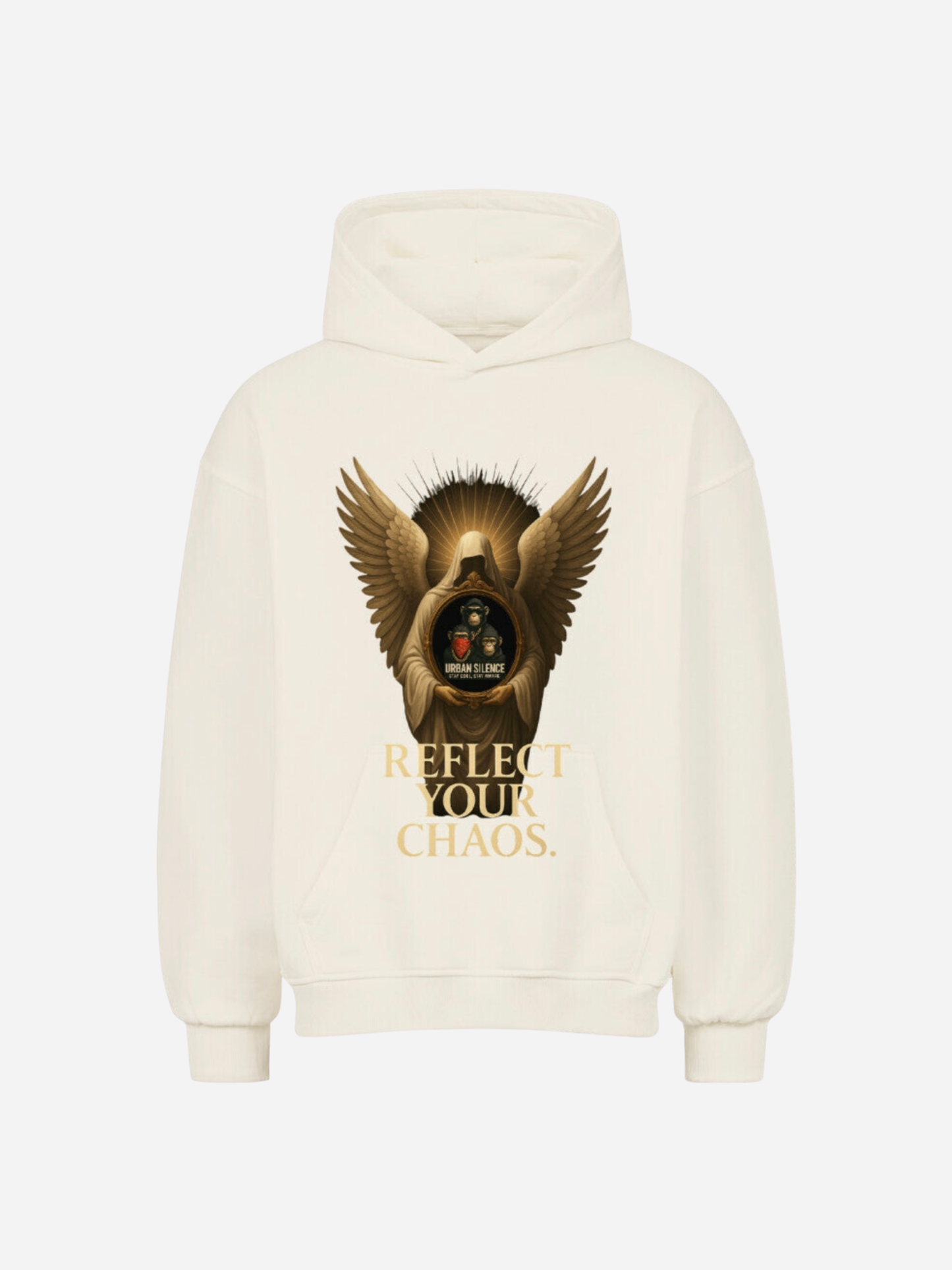 Vyfinity Reflect Your Chaos Hoodie – Heavy Oversized Premium Hoodie 380 GSM