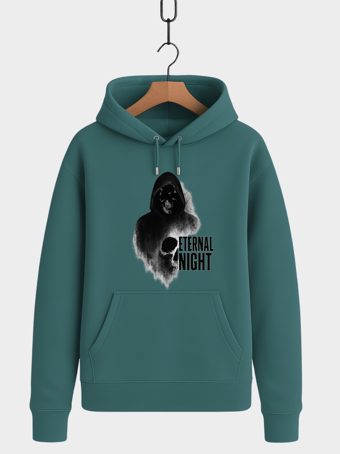 Eternal Night Unisex Hoodie – Bio Streetwear aus 100% Baumwolle