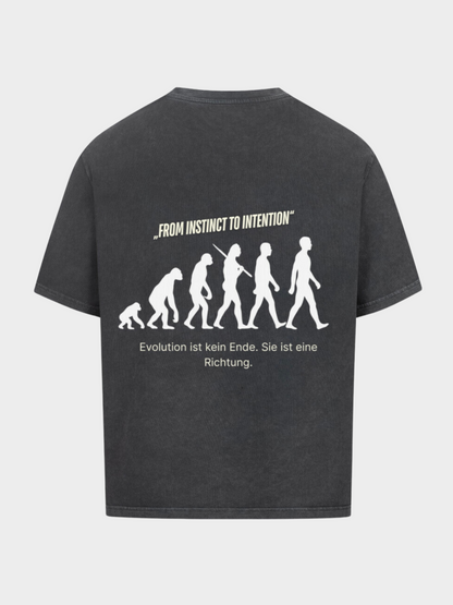 From Instinct to Intention – Oversized Evolution Shirt