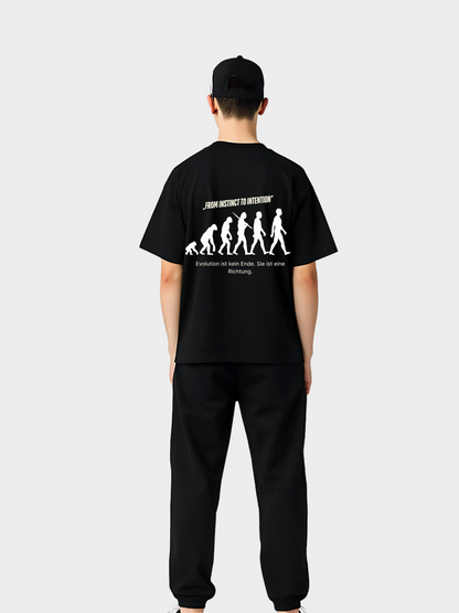 From Instinct to Intention – Oversized Evolution Shirt