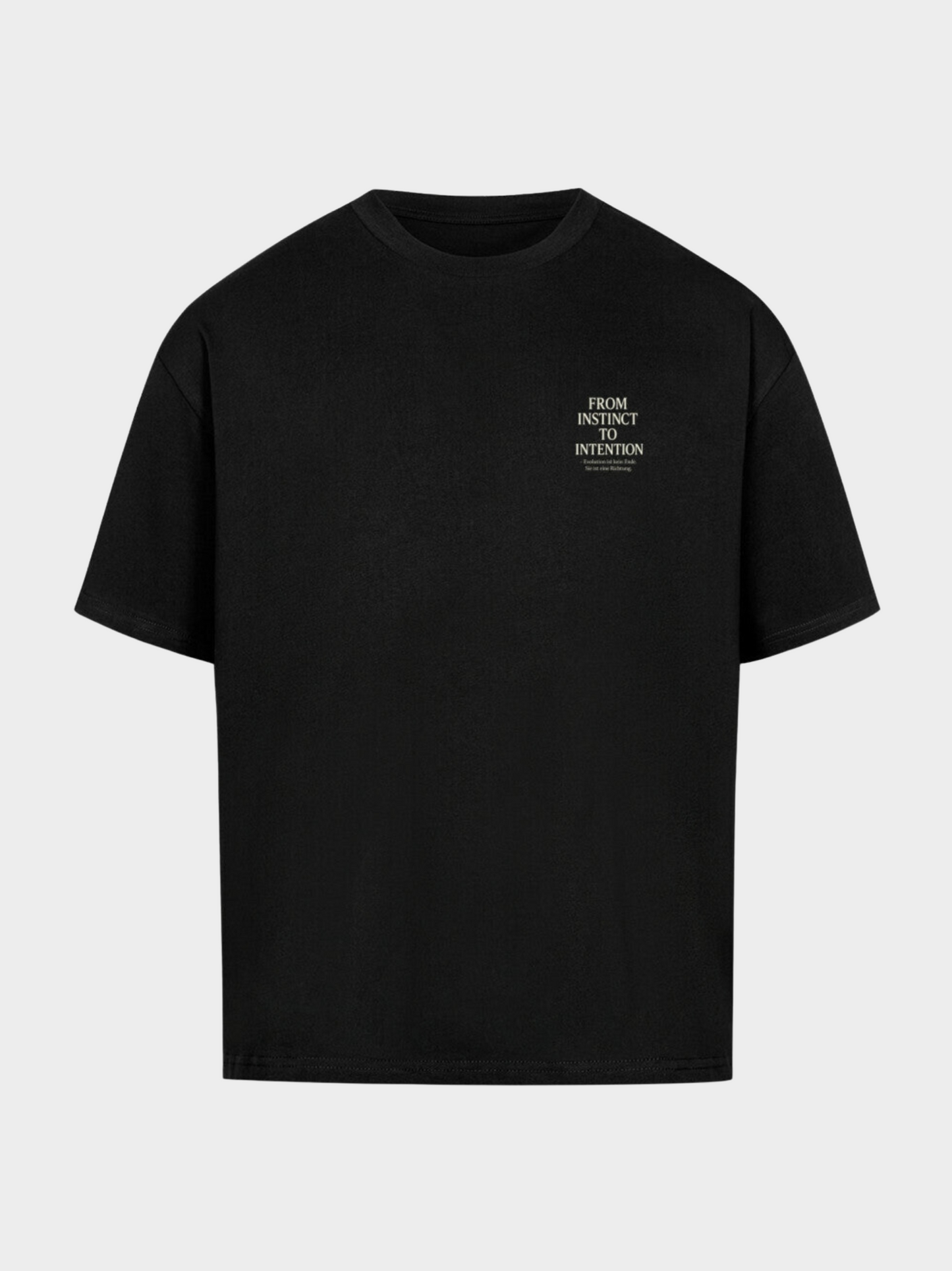 From Instinct to Intention – Oversized Evolution Shirt