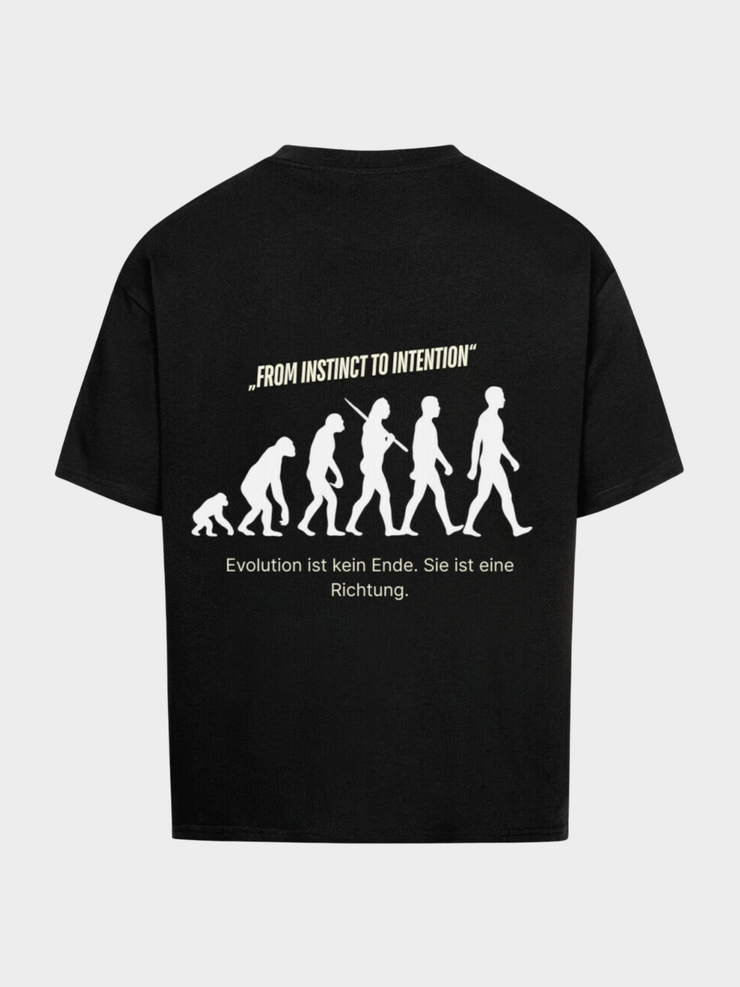 From Instinct to Intention – Oversized Evolution Shirt