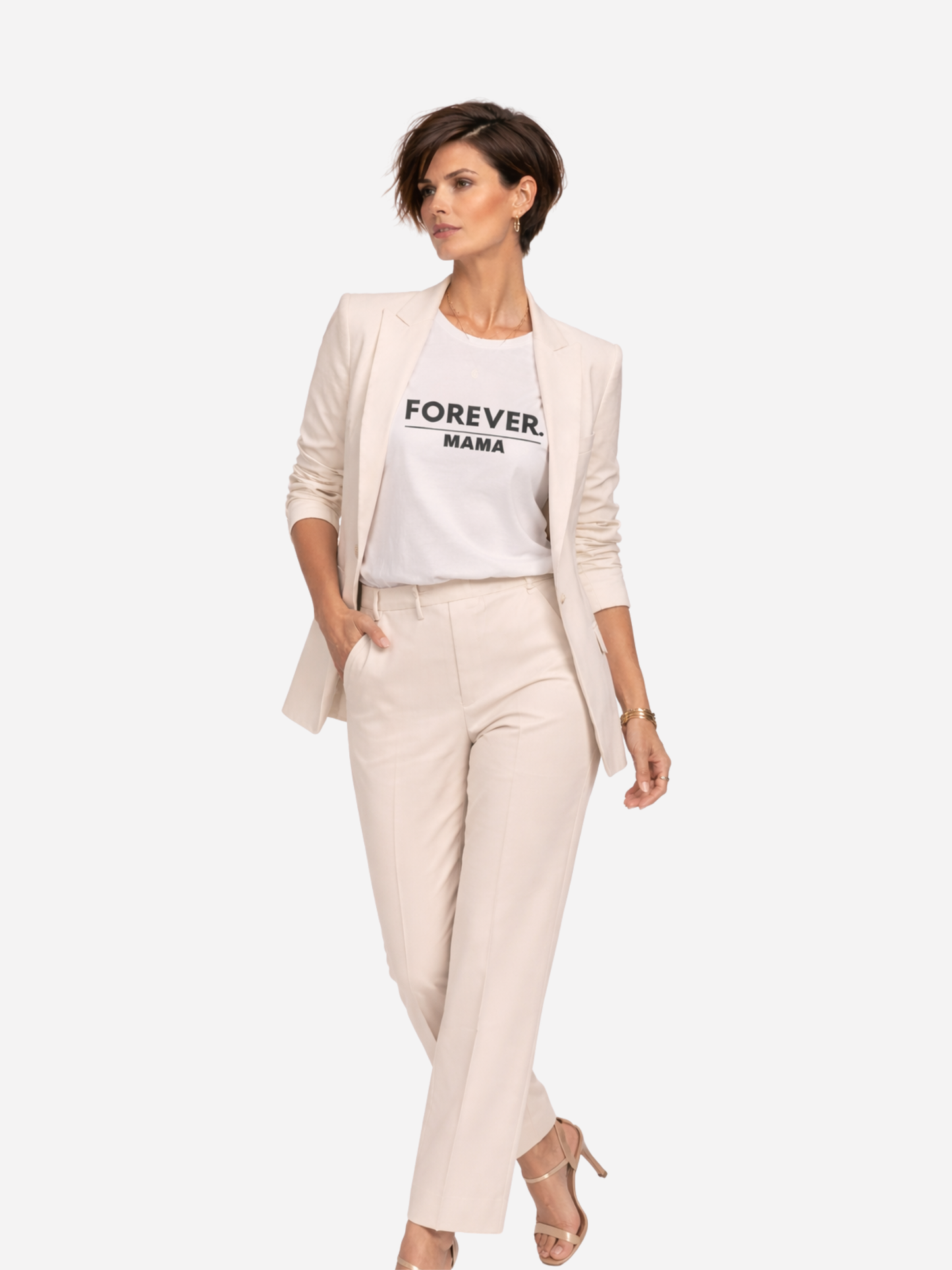 FOREVER MAMA – Vyfinity Premium Organic T-Shirt – Frontprint