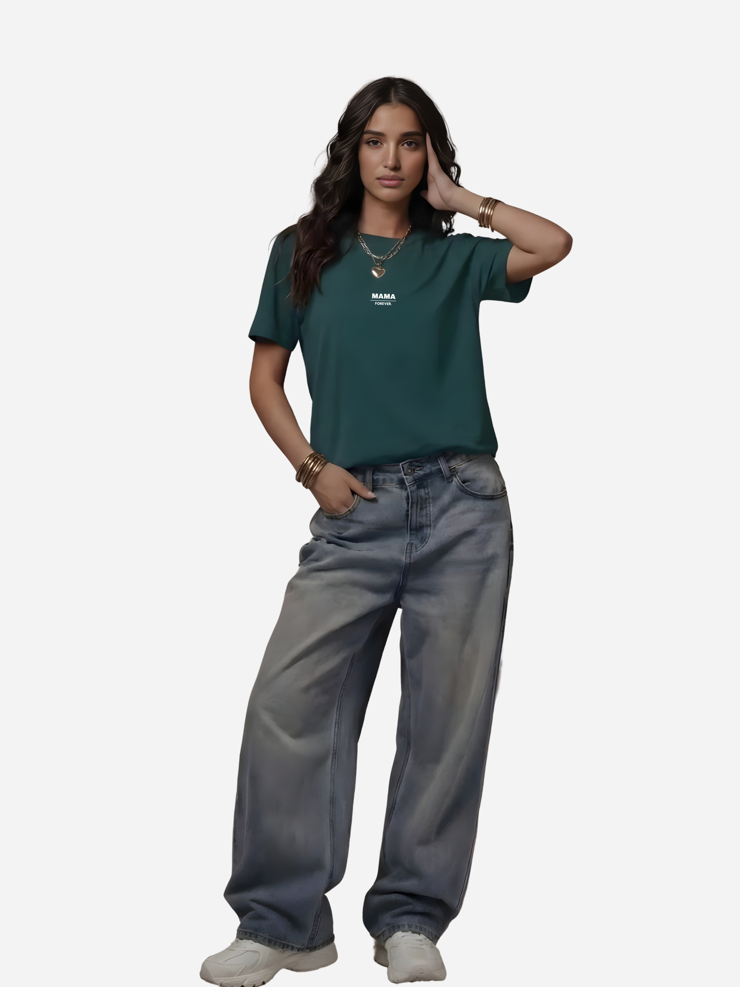 Vyfinity Mama Forever Premium Bio T-Shirt – 180 GSM Minimal Design