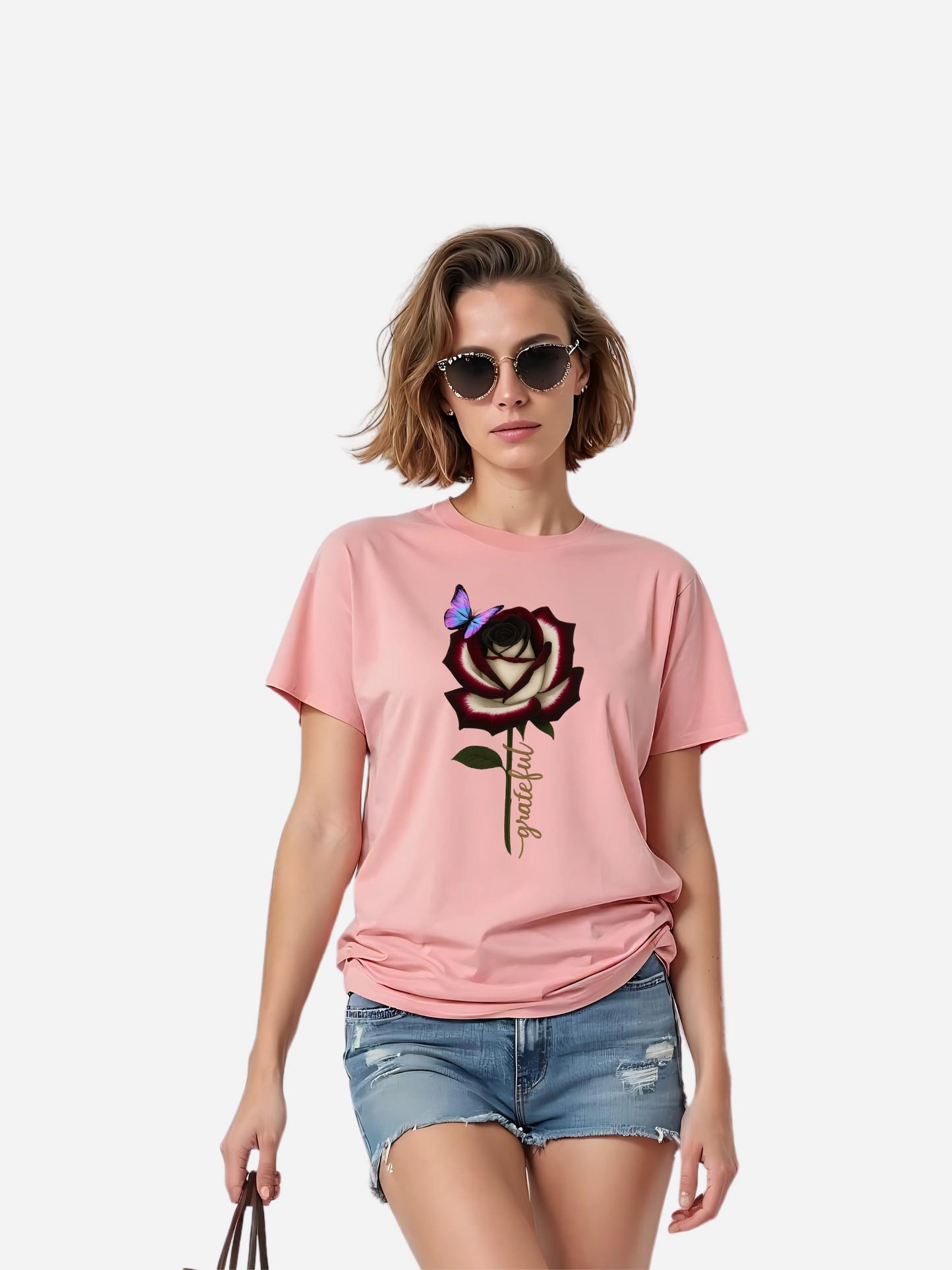 Grateful – Damen Premium Organic Shirt