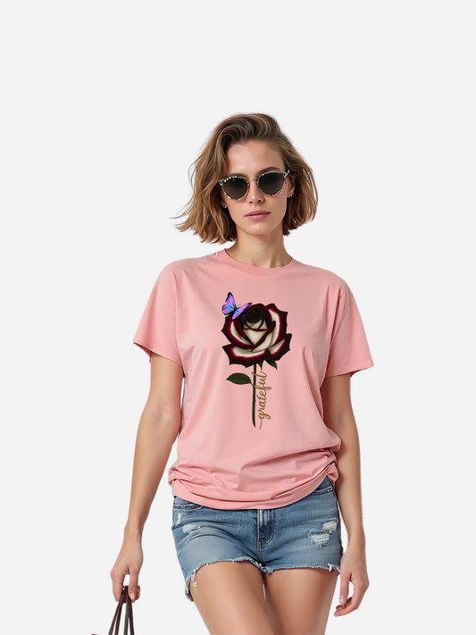 Grateful – Damen Premium Organic Shirt