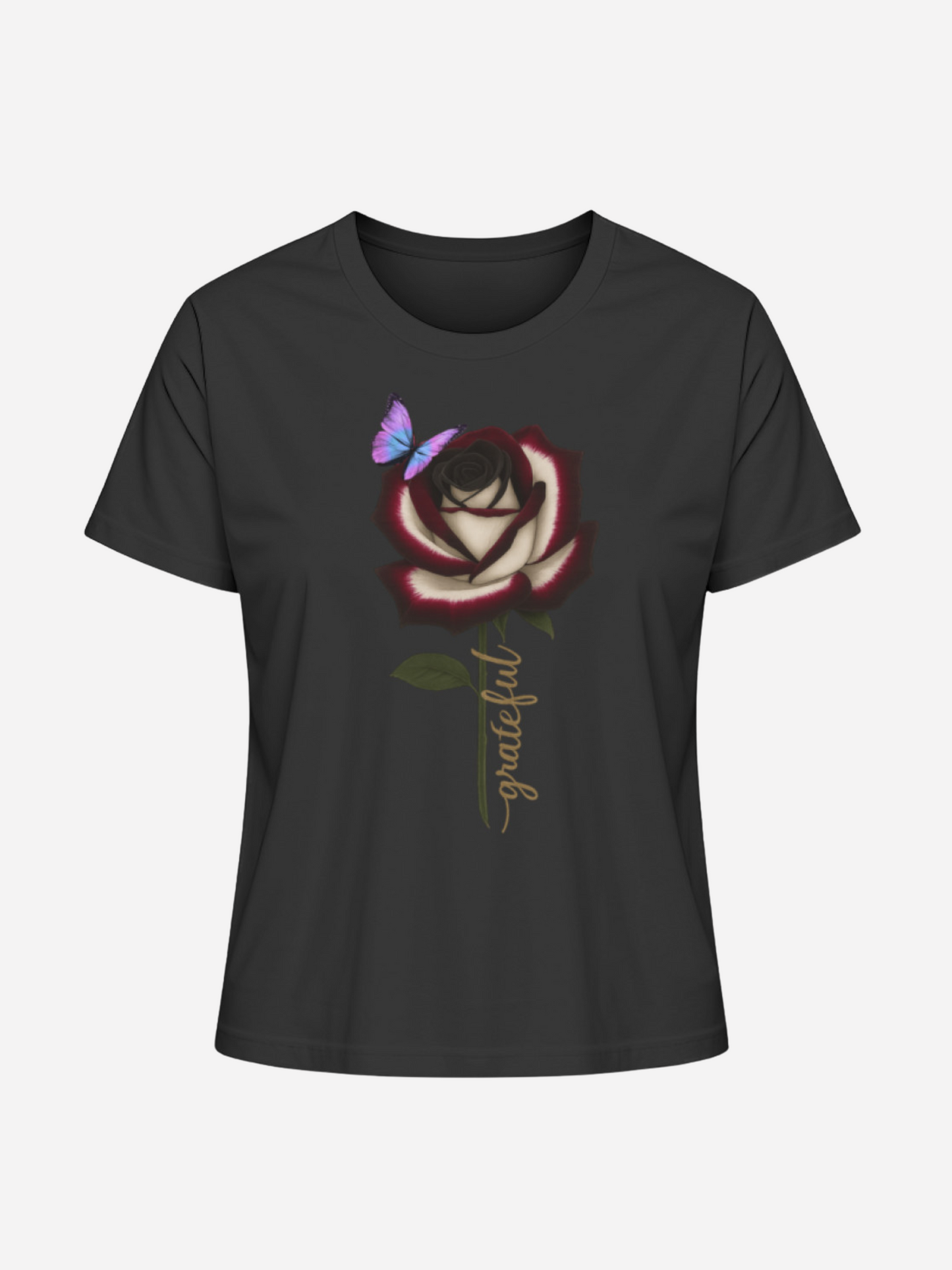 Grateful – Damen Premium Organic Shirt