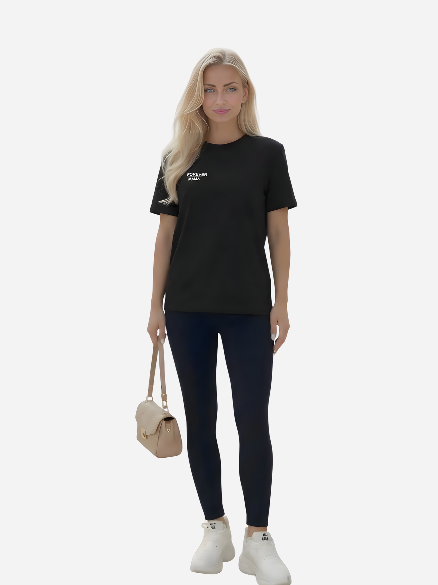 Vyfinity MAMA Forever Premium T-Shirt – Front Minimal & Rückenprint