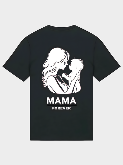 Vyfinity MAMA Forever Premium T-Shirt – Front Minimal & Rückenprint